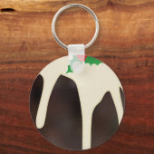 Lawn Bowls Christmas Pudding, Schlüsselanhänger (Rückseite)