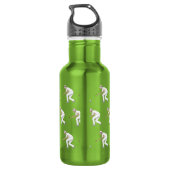 Lawn Bowls Edelstahlflasche (Rückseite)