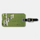 Lawn Bowls England Gepäckanhänger (Vorderseite horizontal)