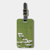 Lawn Bowls England Gepäckanhänger (Vorderseite vertikal)