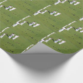 Lawn Bowls England Geschenkpapier (Ecke)