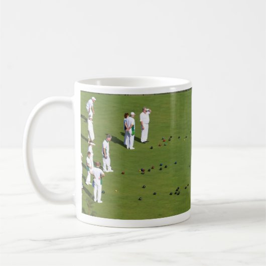 Lawn Bowls England Kaffeetasse (Links)