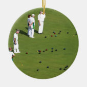 Lawn Bowls England Keramik Ornament (Vorne)