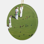 Lawn Bowls England Keramik Ornament (Links)
