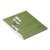 Lawn Bowls England Notizblock (angewinkelt)