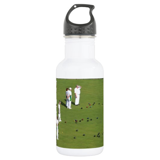 Lawn Bowls England Trinkflasche (Vorderseite)