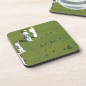 Lawn Bowls England Untersetzer (Linke Seite)