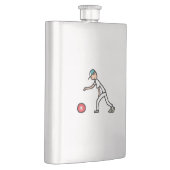 Lawn Bowls Flachmann (Rechts)