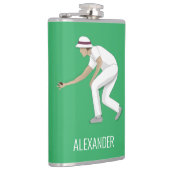 Lawn Bowls Flachmann (Rechts)