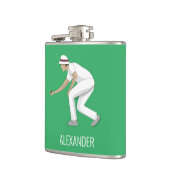 Lawn Bowls Flachmann (Links)