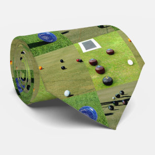 Lawn Bowls Foto Collage, Krawatte