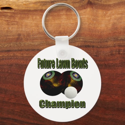 Lawn Bowls Future Champ, Keyring Schlüsselanhänger (Vorderseite)