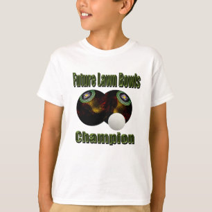 Lawn Bowls Future Champ, Kids Tshirt