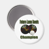Lawn Bowls Future Champ, Kühlschrankmagnet (Vorderseite/Rückseite)