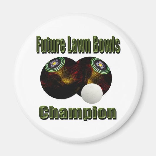Lawn Bowls Future Champ, Kühlschrankmagnet (Vorne)