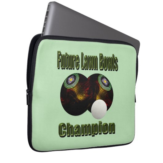 Lawn Bowls Future Champion, Laptopschutzhülle (Vorne Rechts)