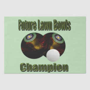 Lawn Bowls Future Champion, Seidenpapier