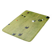 Lawn Bowls Game, Big Memory Foam Bath Mat Badematte (Schrägansicht)