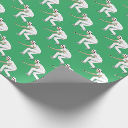 Lawn Bowls Geschenkpapier (Ecke)