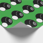 Lawn Bowls Geschenkpapier (Ecke)