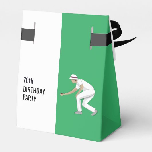 Lawn Bowls Geschenkschachtel (Rückseite)