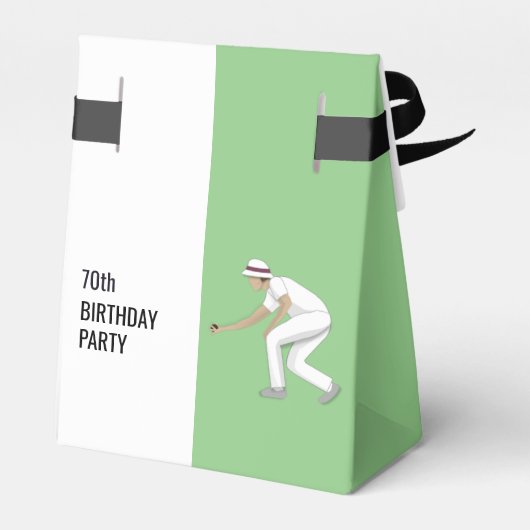 Lawn Bowls Geschenkschachtel (Rückseite)