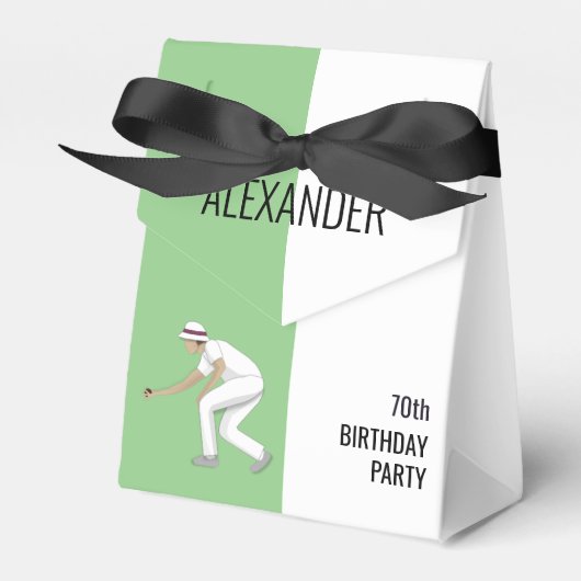 Lawn Bowls Geschenkschachtel (Vorderseite)