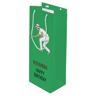 Lawn Bowls Geschenktüte Für Weinflaschen