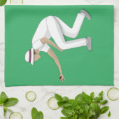 Lawn Bowls Geschirrtuch (Gefaltet)