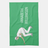 Lawn Bowls Geschirrtuch (Vertikal)