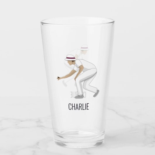 Lawn Bowls Glas (Vorderseite)