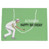 Lawn Bowls Große Geschenktüte (Vorderseite)
