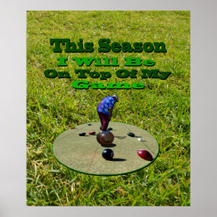 Lawn Bowls in dieser Saison werde ich auf meinem S Poster