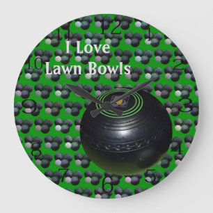 Lawn Bowls ist eine Liebe des Spiels I. Große Wanduhr
