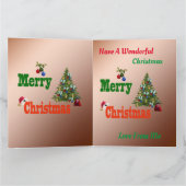 Lawn Bowls, Jumbo Christmas Card Karte (Innenseite)