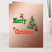 Lawn Bowls, Jumbo Christmas Card Karte (Rückseite)