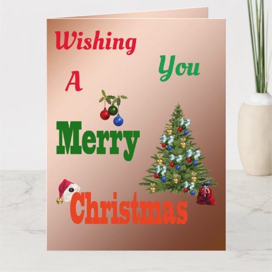 Lawn Bowls, Jumbo Christmas Card Karte (Vorderseite)