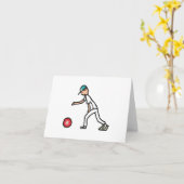 Lawn Bowls Karte (Gelbe Blume)