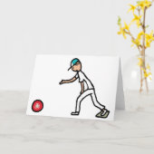 Lawn Bowls Karte (Gelbe Blume)
