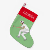 Lawn Bowls Kleiner Weihnachtsstrumpf (Vorderansicht (hängend))