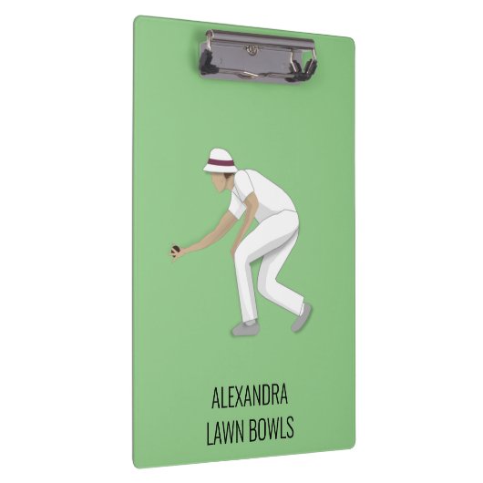 Lawn Bowls Klemmbrett (Rechts)
