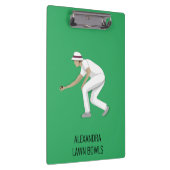 Lawn Bowls Klemmbrett (Rechts)