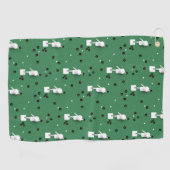 Lawn Bowls Legends Golfhandtuch (Horizontal)