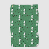 Lawn Bowls Legends Golfhandtuch (Vorderseite)