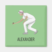 Lawn Bowls Magnet (Vorne)