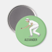 Lawn Bowls Magnet (Vorderseite/Rückseite)