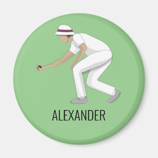 Lawn Bowls Magnet (Vorne)