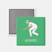 Lawn Bowls Magnet (Vorderseite/Rückseite)