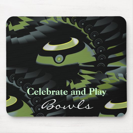 Lawn Bowls Mousepad (Vorne)