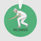 Lawn Bowls Ornament (Vorderseite)
